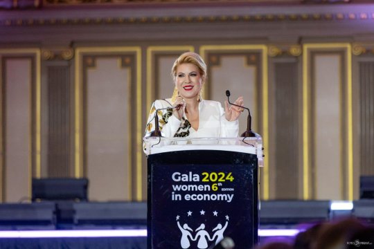 COMUNICAT DE PRESĂ. Gala CONAF Women in Economy marchează o victorie pentru antreprenoare: angajamentul premierului pentru reprezentarea de gen în proporție de 50%