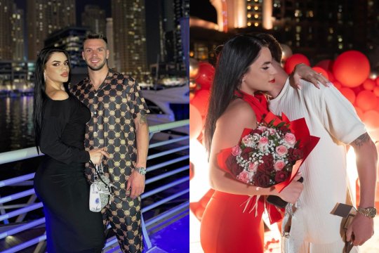 Andrei Cordea și logodnica lui, Georgiana Maria, se pregătesc de nuntă! Fotbalistul și-a cerut iubita în căsătorie, în Dubai
