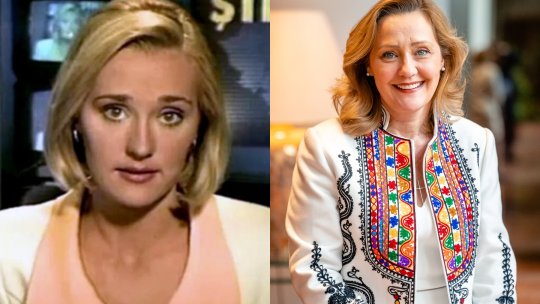 Imagini senzaționale cu Elena Lasconi în tinerețe. Președinta USR a fost prezentator la Pro TV
