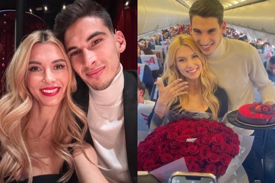 De ce a cerut-o Victor Cornea pe Andreea Bălan în căsătorie în avion? Artista nu s-a gândit la asta nicio secundă