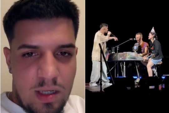 Imagini virale cu Babasha, cântăreţul de manele huiduit la concertul Coldplay. Cum a reacţionat