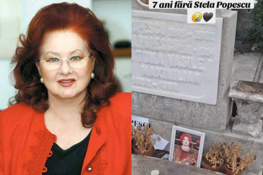Aproape 7 ani fără Stela Popescu! Cum arată mormântul regretatei artiste și ce s-a ales de averea sa