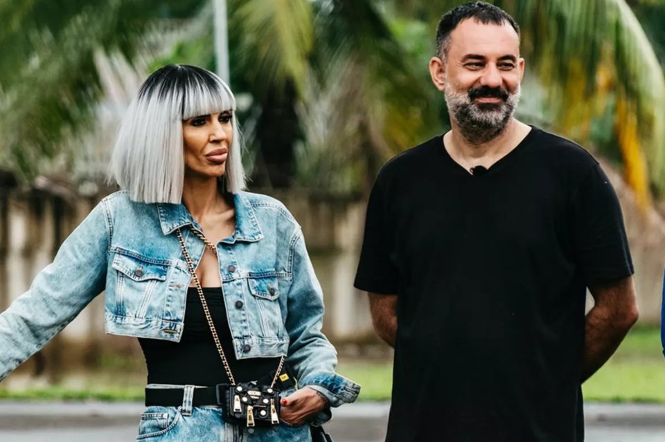 Raluca Bădulescu și Florin Stamin, în cadrul emisiunii Asia Express