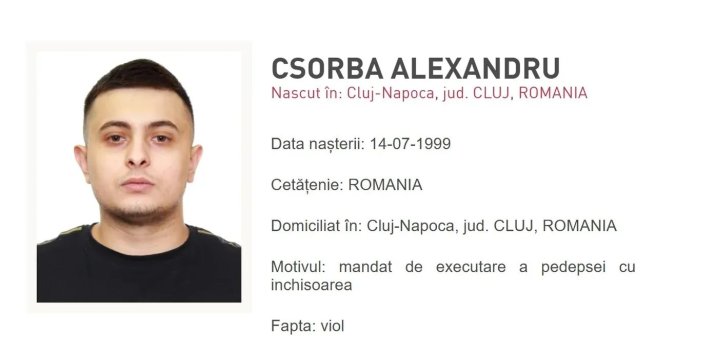 Detalii despre darea în urmărire a fiului lui Sandu Ciorbă