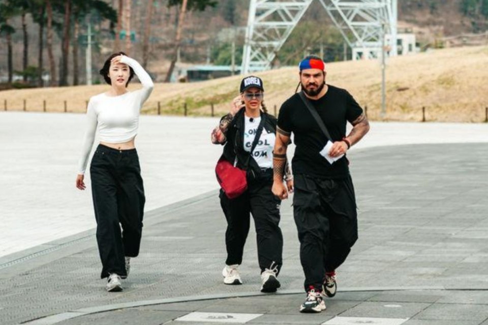 Anda Adam și soțul ei, Joseph