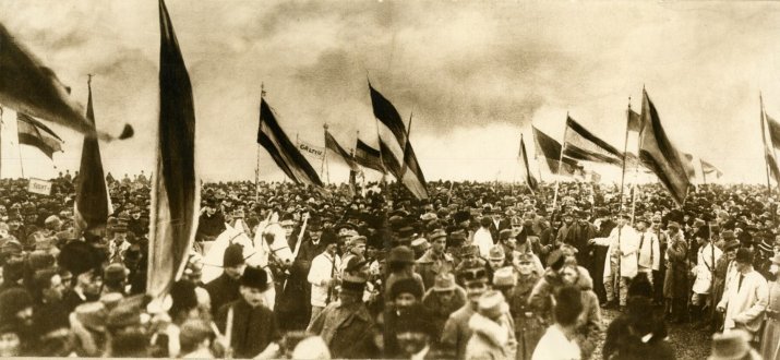 Participanți la Marea Adunare Naţională de la Alba Iulia