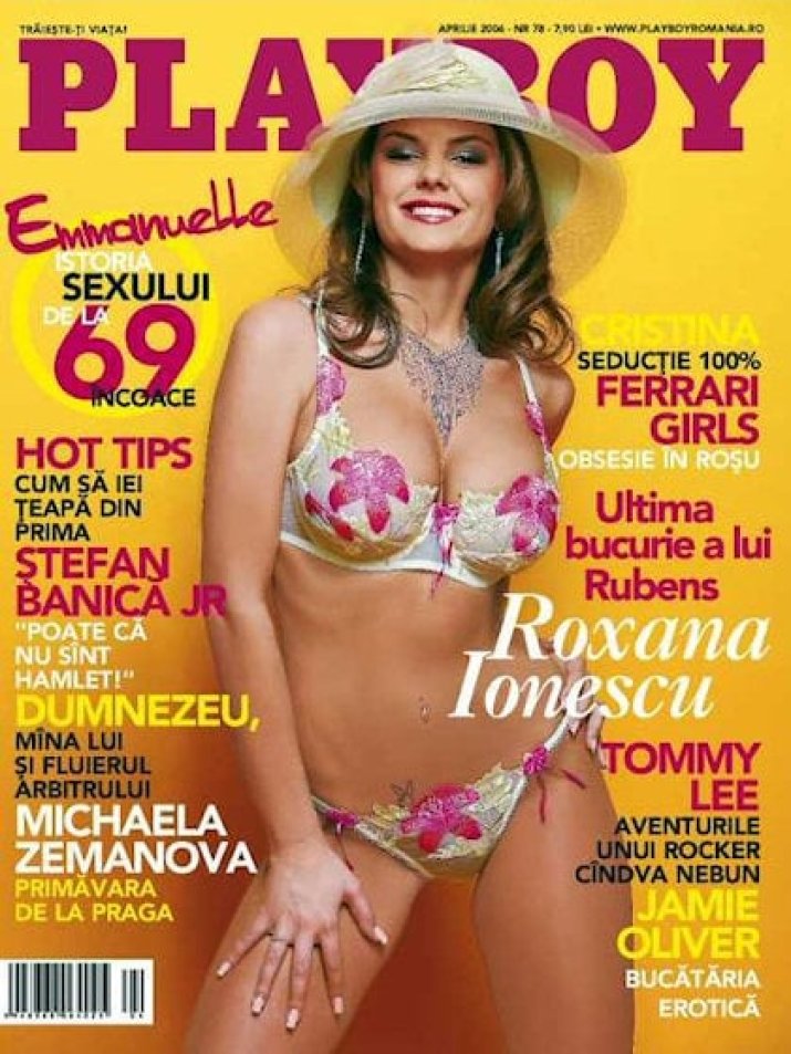 Roxana Ionescu, ipostaze sexy în Playboy