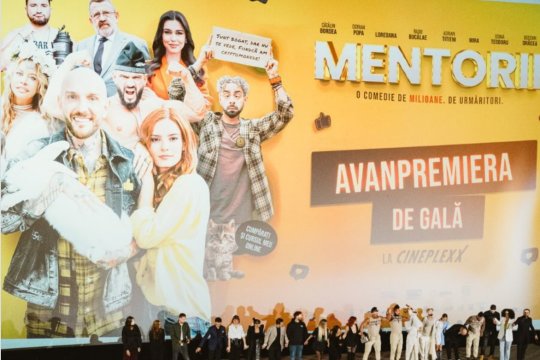 COMUNICAT | Peste 1.700 de invitați s-au îndrăgostit de comedia MENTORII, la avanpremiera de gală organizată la București, pe 24 februarie