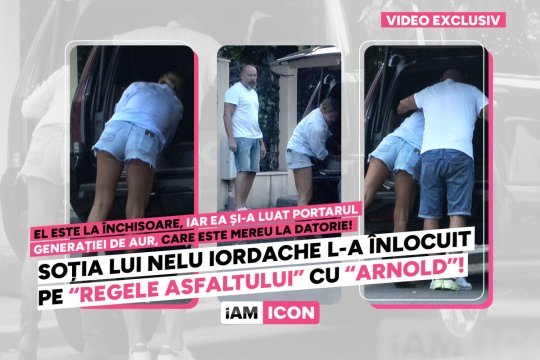 Soția lui Nelu Iordache l-a înlocuit pe “regele asfaltului” cu “Arnold”! El este la închisoare, iar ea și-a luat portarul Generației de Aur, care este mereu la datorie!
