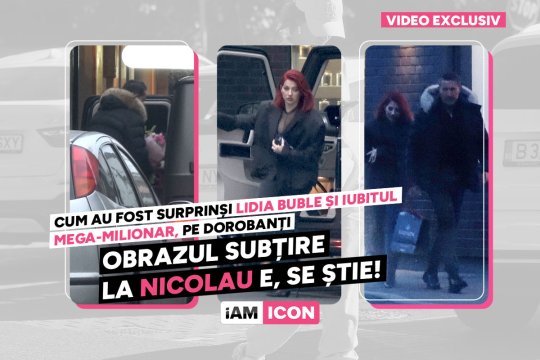 Obrazul subțire la Nicolau e, se știe! Cum au fost surprinși Lidia Buble și iubitul mega-milionar, pe Dorobanți