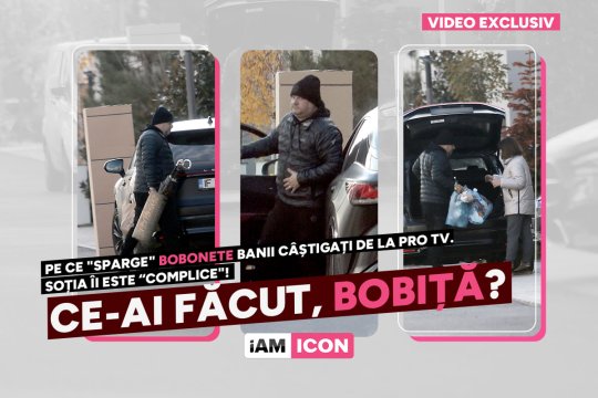 Ce-ai făcut, Bobiță? Pe ce "sparge" Bobonete banii câștigați de la Pro TV. Soția îi este “complice"!