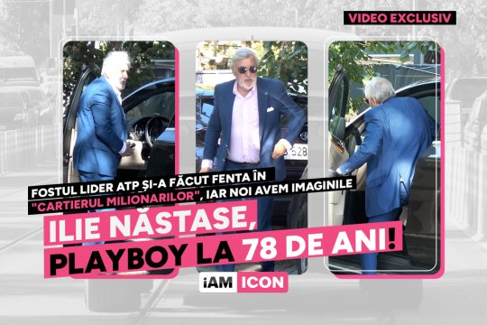 Ilie Năstase, playboy la 78 de ani! Fostul lider ATP și-a făcut fenta în "cartierul milionarilor", iar noi avem imaginile