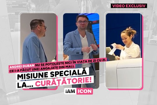 Misiune specială la... curățătorie! Andrei Duban nu se potolește nici în viața de zi cu zi. Ce i-a făcut unei angajate din mall