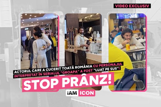 STOP prânz! Actorul care a cucerit toată România cu personajul interpretat în serialul ''Groapa'' a fost ''luat pe sus''!