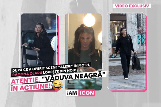 Atenție, "văduva neagră" în acțiune! După ce a oferit scene “alese” în Mosh, Ramona Olaru lovește din nou!😂