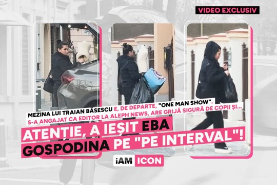 Atenție, a ieșit EBA gospodina pe "pe interval"! Mezina lui Traian Băsescu e, de departe, "one man show". S-a angajat ca editor la Aleph News, are grijă sigură de copii și...