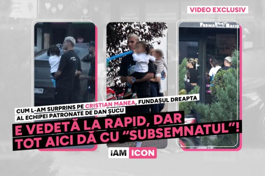 E vedetă la Rapid, dar tot aici dă cu “subsemnatul”! Cum l-am surprins pe Cristian Manea, fundașul dreapta al echipei patronate de Dan Șucu
