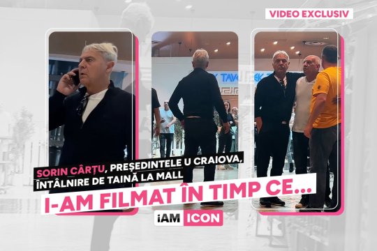Sorin Cârțu, președintele U Craiova, întâlnire de taină la mall. I-am filmat în timp ce...