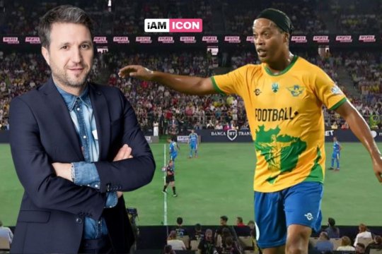 Andi Moisescu, reacție atipică după ce l-a întâlnit pe Ronaldinho! Ce n-a îndrăznit prezentatorul să facă atunci când l-a cunoscut pe starul brazilian