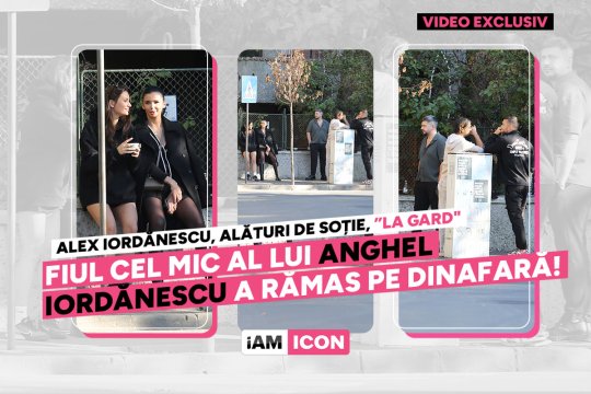 Alex Iordănescu, alături de soție, ”la gard". Fiul cel mic al lui Anghel Iordănescu a rămas pe dinafară!