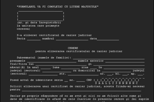 Eliberare cazier judiciar online. Cum îl poți obține gratis, fără se te deplasezi