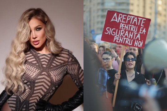 Lora, în lacrimi la protestul pentru Teodora Marcu: „Trebuie să fim văzute, trebuie să fim auzite”