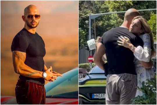 Andrew Tate surprins în ipostaze romantice cu iubita. Cum arată tânăra care i-a furat inima acestuia