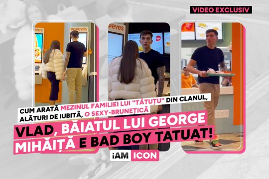Vlad, băiatul lui George Mihăiță e bad boy tatuat! Cum arată mezinul familiei lui "Tătuțu" din Clanul, alături de iubită, o sexy-brunețică