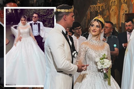 Fiica celebrului ”Garcea” s-a măritat. Cum arată tânăra în rochie de mireasă
