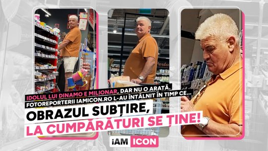 Obrazul subțire, la cumpărături se ține! Idolul lui Dinamo e milionar, dar nu o arată. Fotoreporterii iAMicon.ro l-au întâlnit în timp ce...