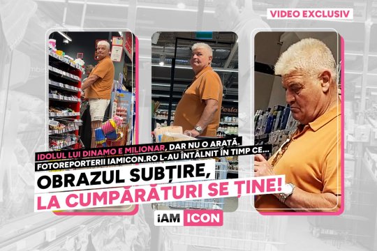 Obrazul subțire, la cumpărături se ține! Idolul lui Dinamo e milionar, dar nu o arată. Fotoreporterii iAMicon.ro l-au întâlnit în timp ce...
