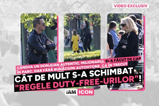Cât de mult s-a schimbat "regele duty-free-urilor"! Cândva un donjuan autentic, milionarul și-a făcut de cap în parc, dar fără bunăciuni autohtone, ca în trecut