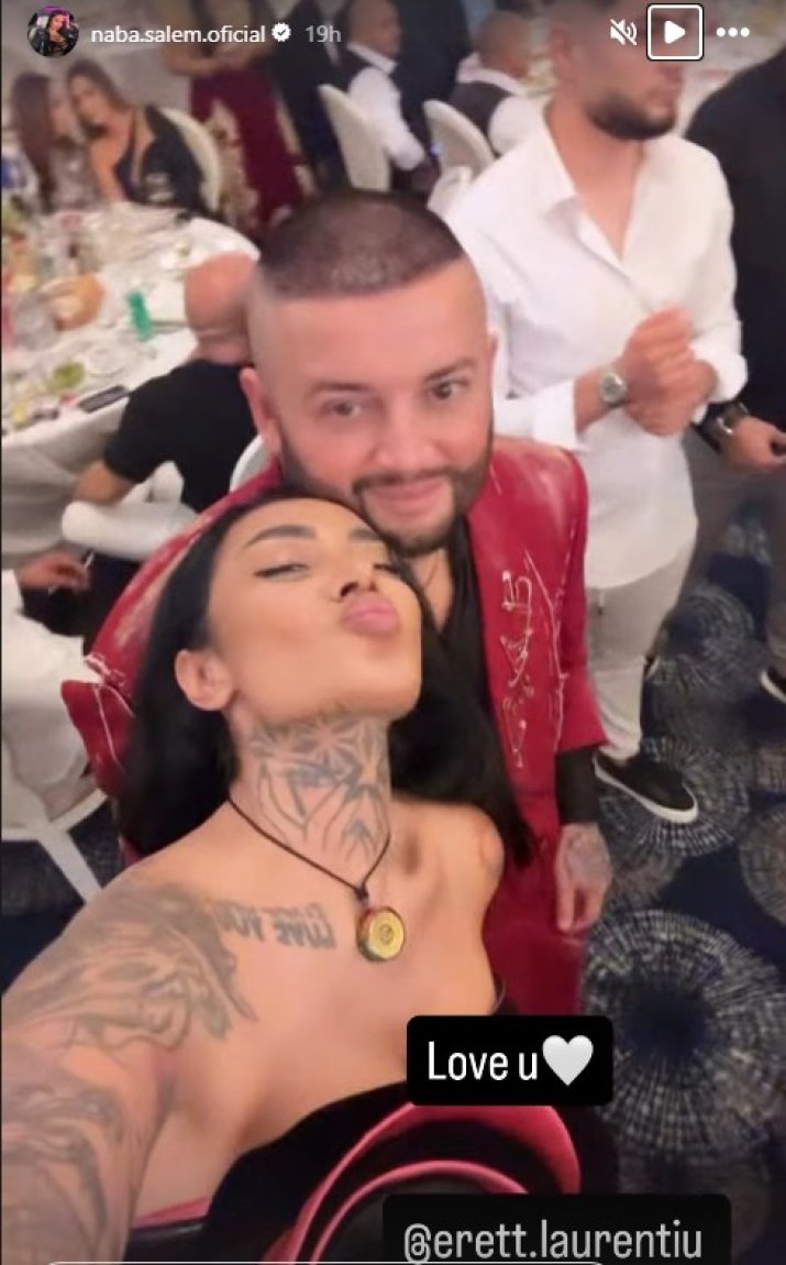 Naba Salem alături de logodnicul ei