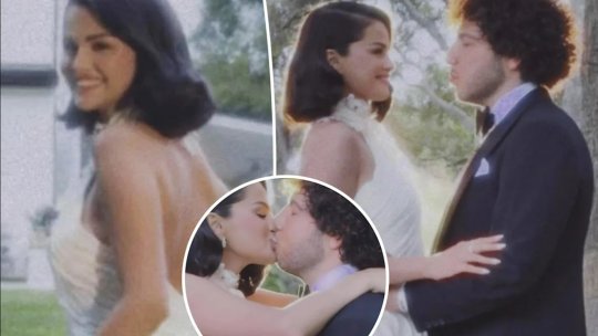 Primele imagini de la nunta Selenei Gomez cu Benny Blanco. Ce ținută a purtat fosta iubită a lui Justin Biber