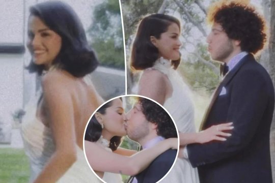 Primele imagini de la nunta Selenei Gomez cu Benny Blanco. Ce ținută a purtat fosta iubită a lui Justin Biber