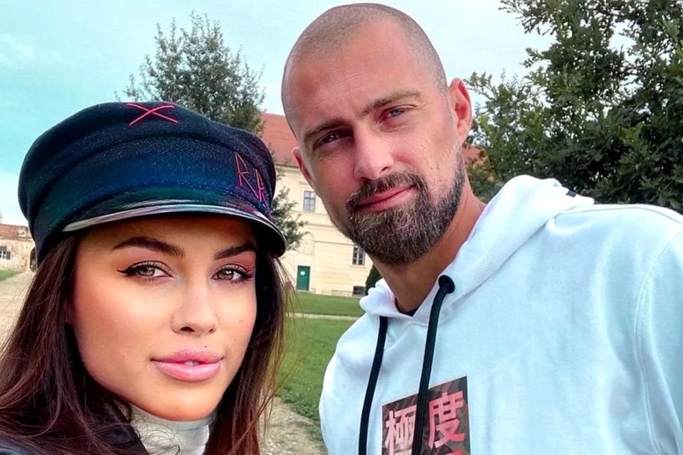 Gabi Tamaș alături de soția lui, Ioana