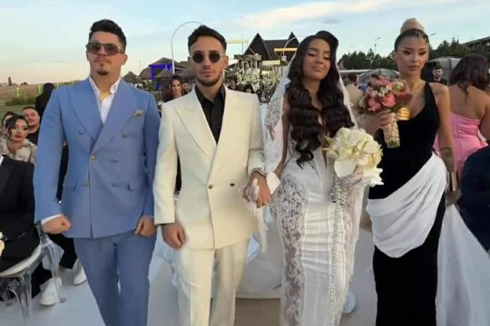 Petrecere de cinci stele în familia lui Costel Biju! Fiul cel mare al manelistului s-a căsătorit la doar 19 ani