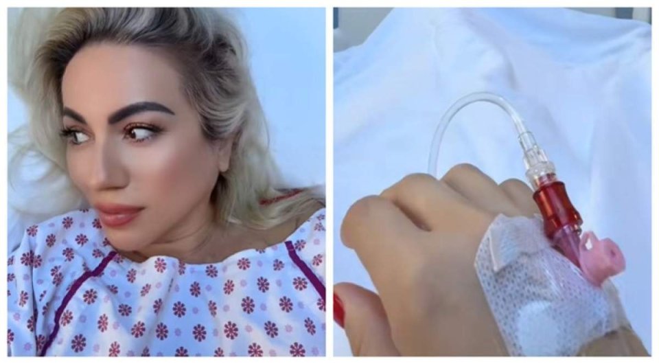Rocsana Marcu, internată de urgență în spital