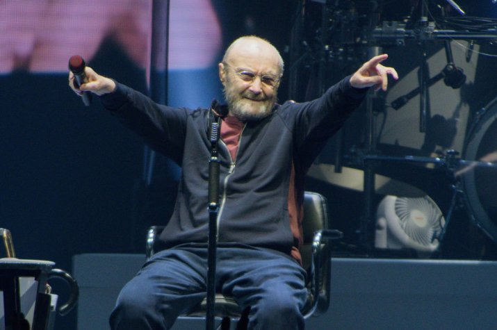 Phil Collins în conceretul din 2021