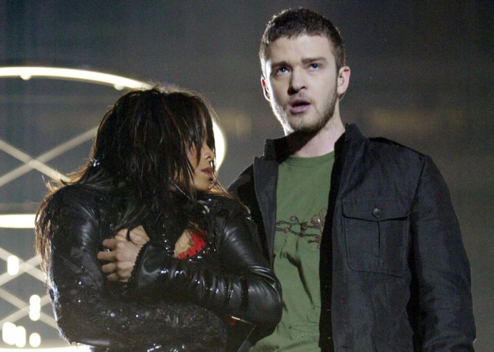 Justin Timberlake și Janet Jackson, după incidentul de la Super Bowl
