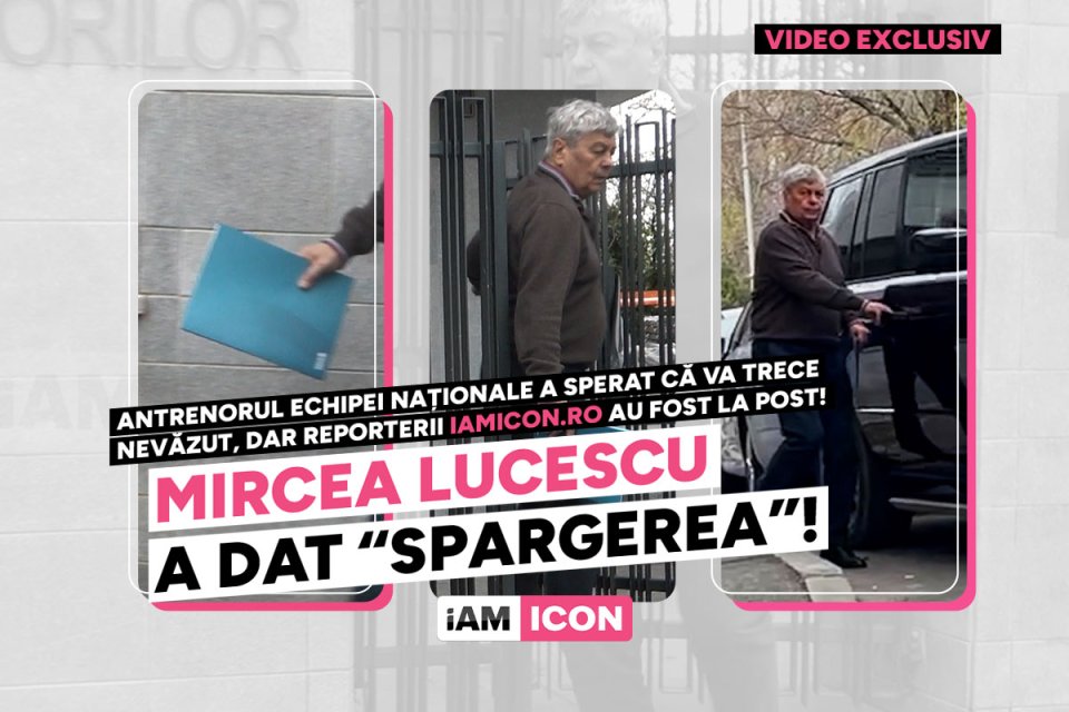 Mircea Lucescu a dat “spargerea”! Antrenorul echipei naționale a sperat că va trece nevăzut, dar reporterii iAMicon.ro au fost la post!