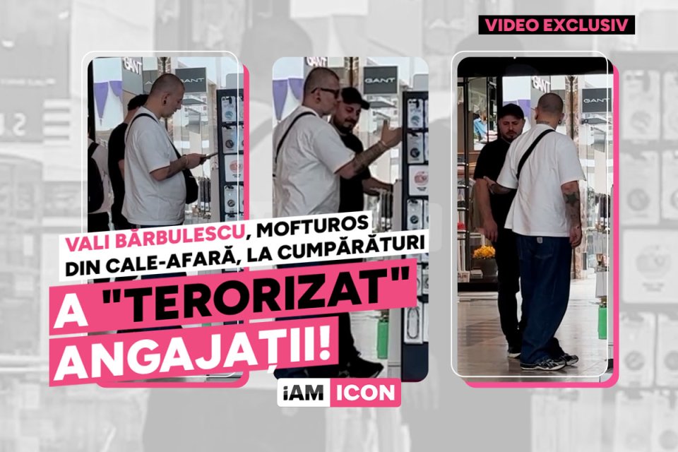 A "terorizat" angajații! Vali Bărbulescu, mofturos din cale-afară, la cumpărături