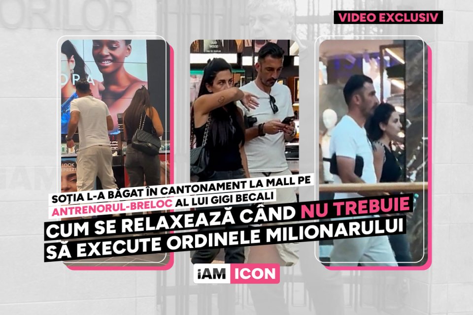 Soția l-a băgat în cantonament la mall pe antrenorul-breloc al lui Gigi Becali. Cum se relaxează când nu trebuie să execute ordinele milionarului