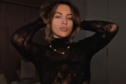 Andrușca, în videoclipul postat pe TikTok